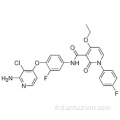N- [4 - [(2-amino-3-chloropyridin-4-yl) oxy] -3-fluorophényl] -4-éthoxy-1- (4-fluorophényl) -2-oxo-1,2-dihydropyridine-3 -carboxamide CAS 1025720-94-8